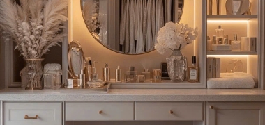 KHÔNG GIAN TRANG ĐIỂM CHUẨN HIỆN ĐẠI CHO CÔ GÁI TINH TẾ