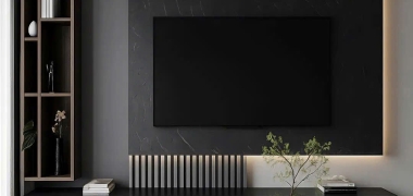 ĐIỂM NHẤN QUYỀN NĂNG: VÁCH TIVI BIẾN PHÒNG KHÁCH THÀNH TRUNG TÂM ÁNH NHÌN