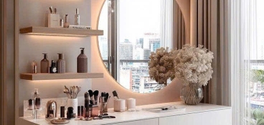 THIẾT KẾ BÀN TRANG ĐIỂM HIỆN ĐẠI THEO PHONG CÁCH CAO CẤP